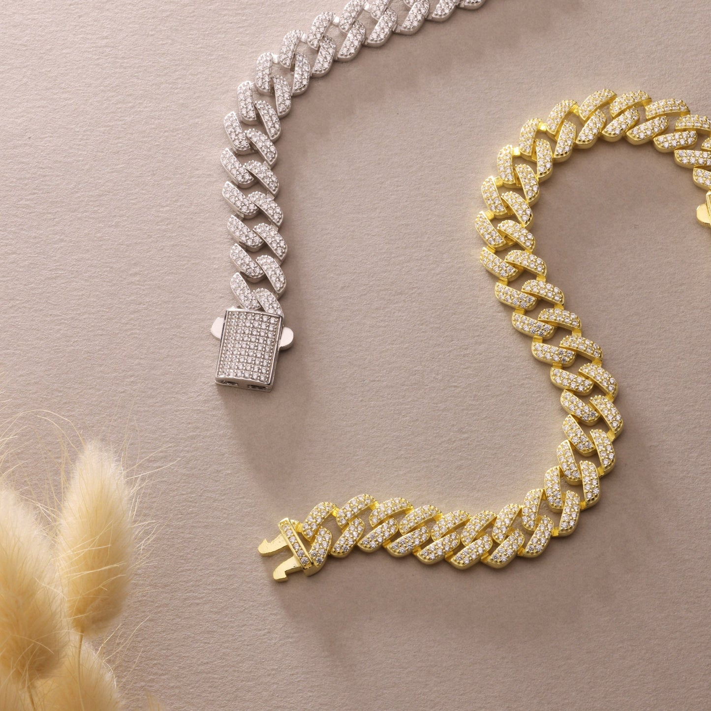 Diamond Cuban Chain Bracelet (8mm)