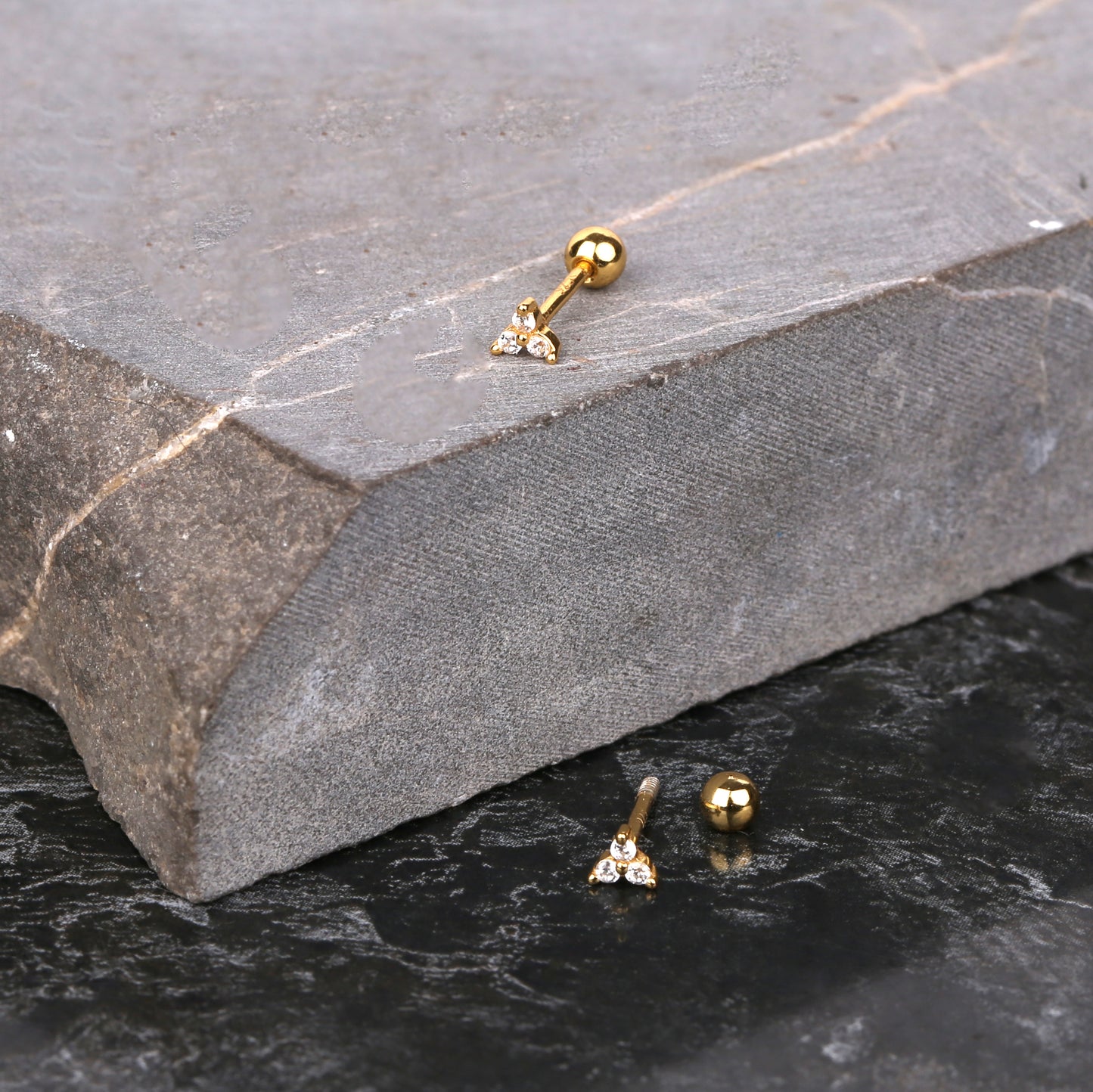 Tiny Flower Stud Earrings