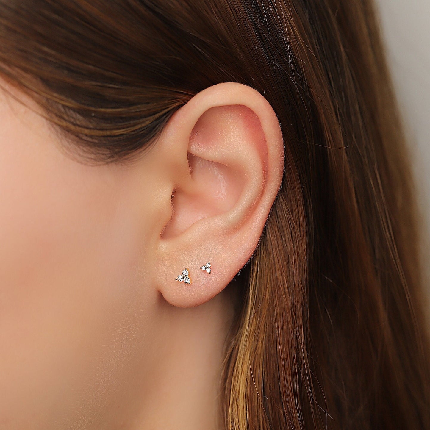 Tiny Flower Stud Earrings