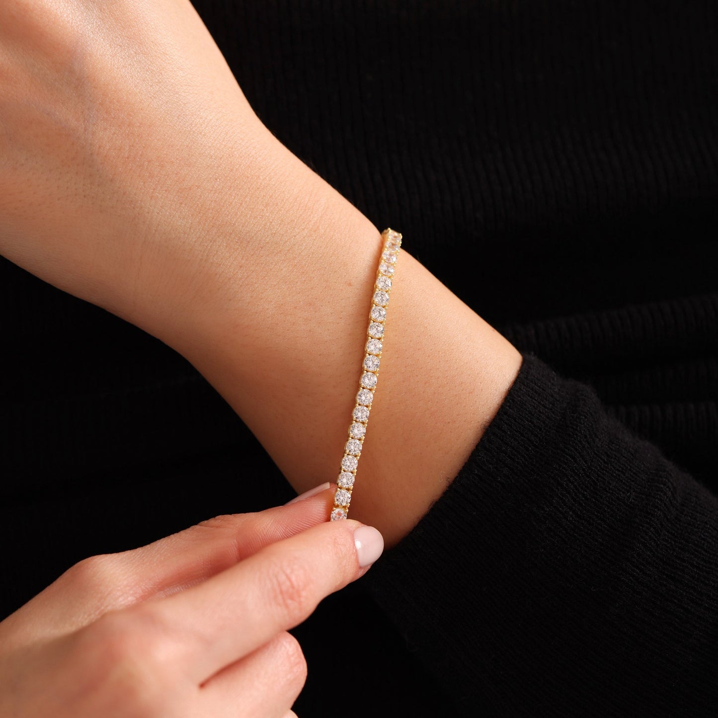 Diamond Tennis Chain Bracelet