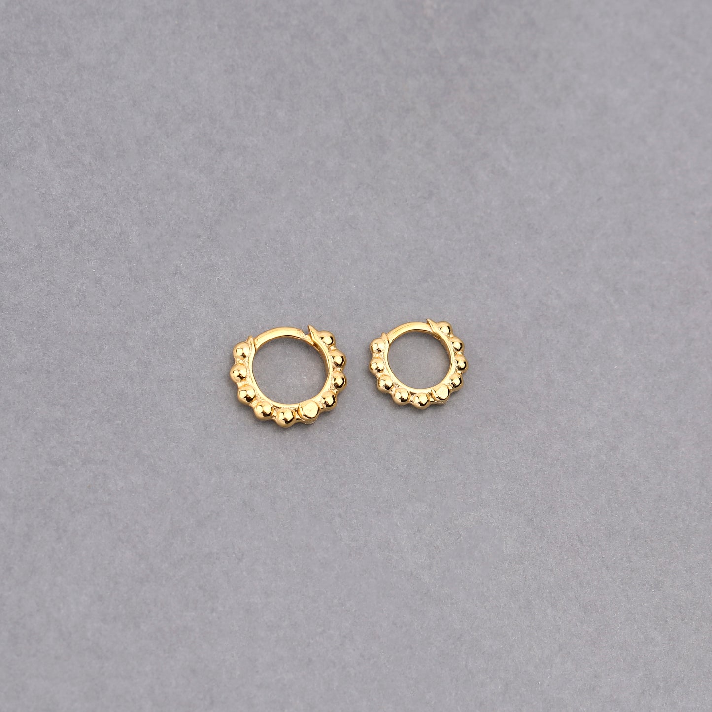 Gold Hoop Earrings Gift Set