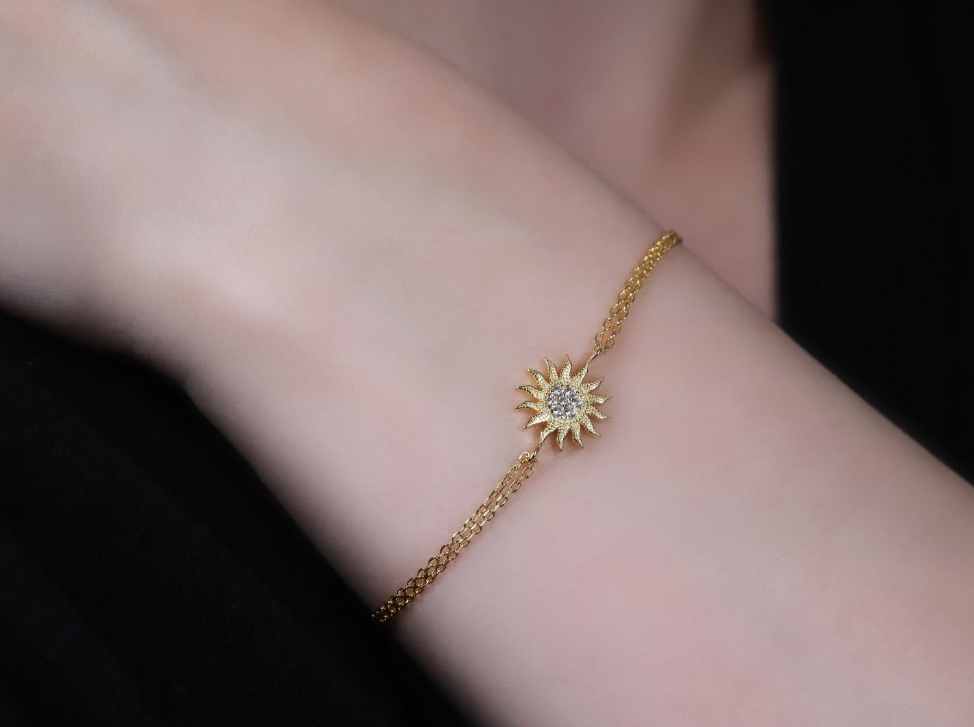 Sun Charm Bracelet